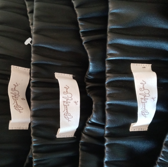 Faux Leather Shorts - Picture 3 of 4